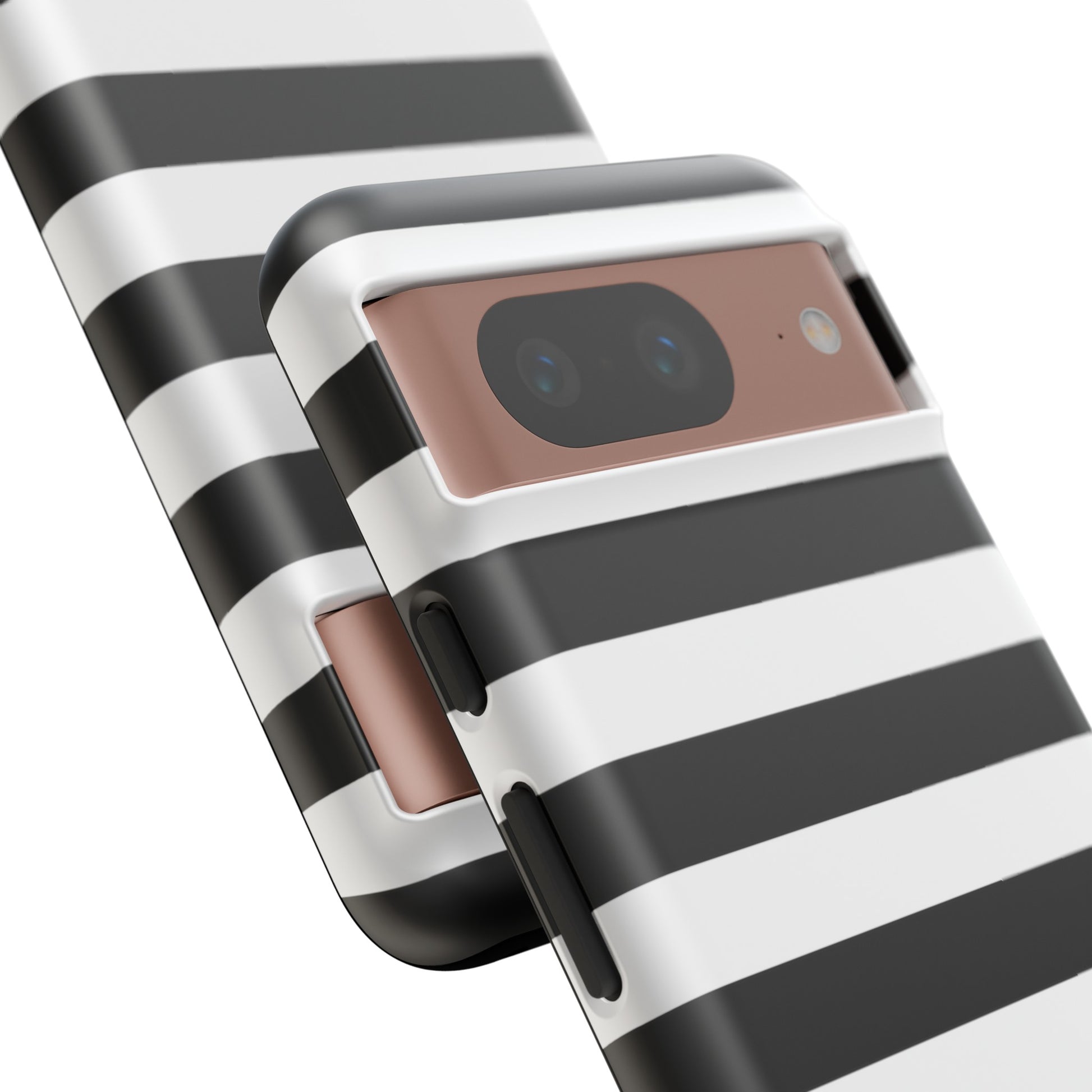 Black and White Stripe Tough Phone Case, Phone Case, JSCHAFFA.com