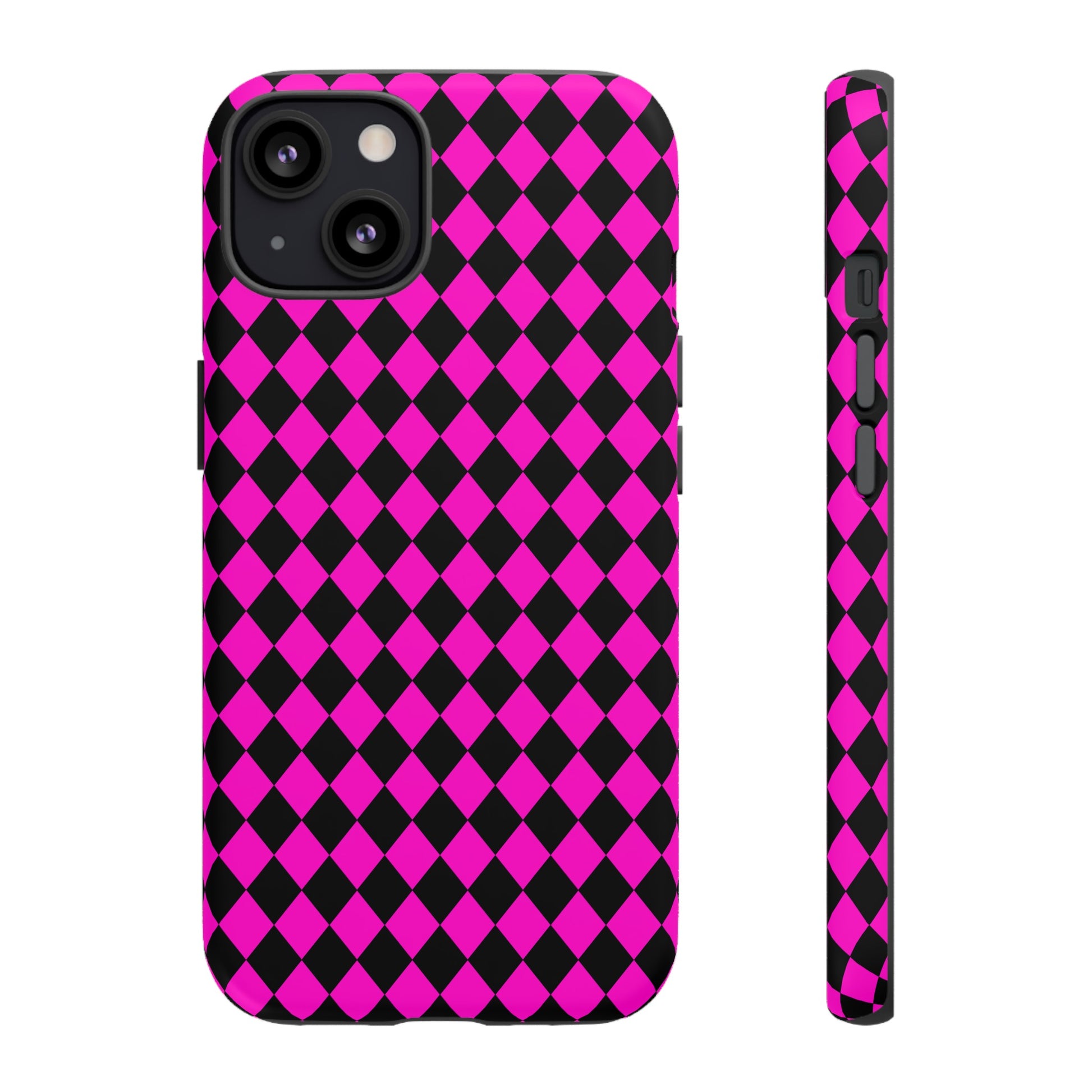 Pink Black Dimond Tough phone Case Cover | iPhone | Google | Samsung, Phone Case, JSCHAFFA.com