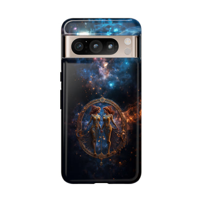 Gemini Horoscope Astrology Tough Case for iPhone Samsung Galaxy and Google Pixel Phone, Phone Case, JSCHAFFA.com