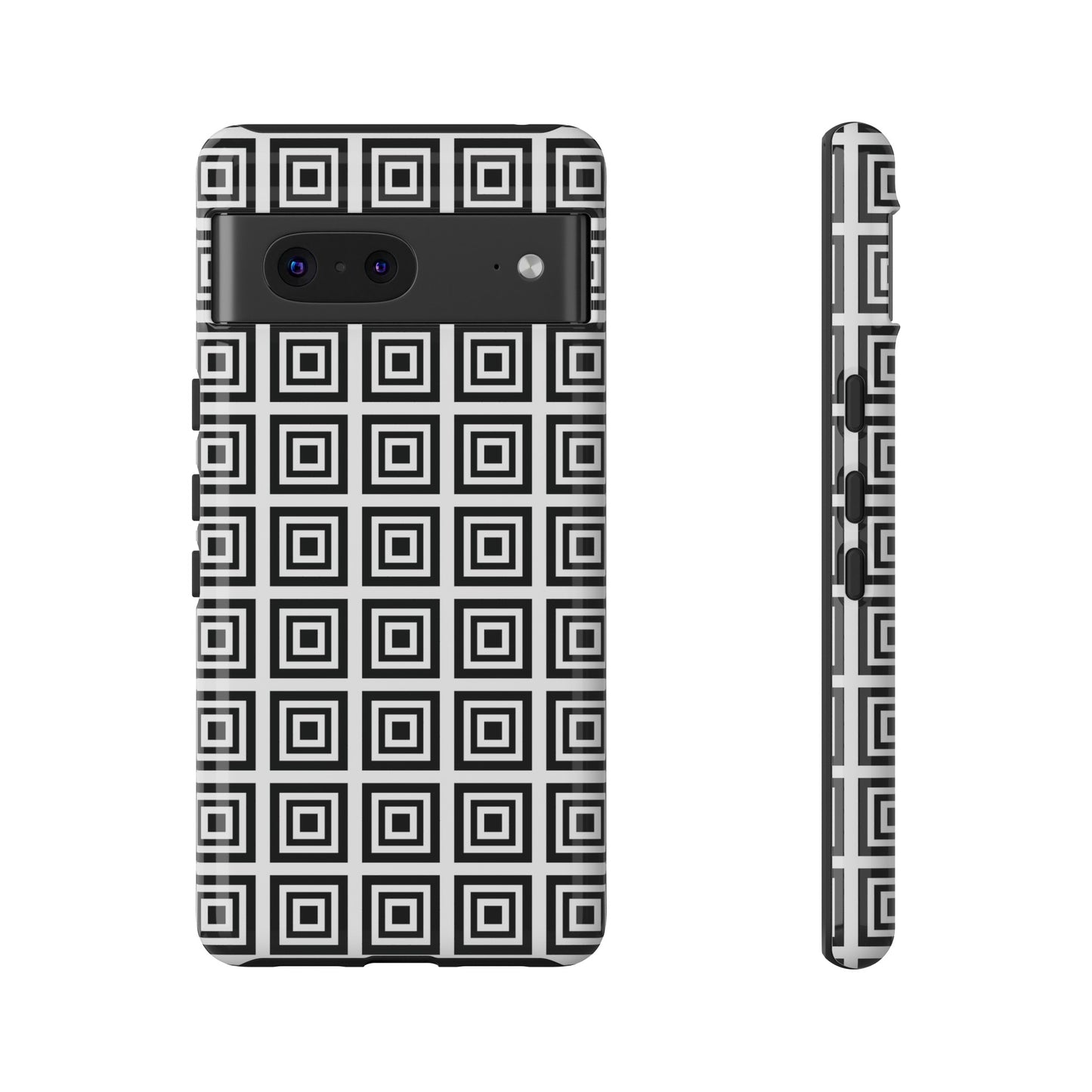 Cute Square Black and With Tough Phone Case, Phone Case, JSCHAFFA.com