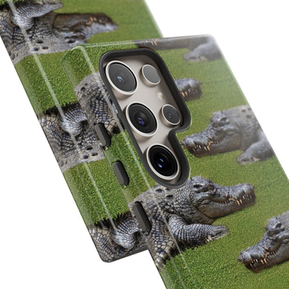 Crocodile Tough Phone Case Cover - Durable Protection with Reptile Style, Phone Case, JSCHAFFA.com