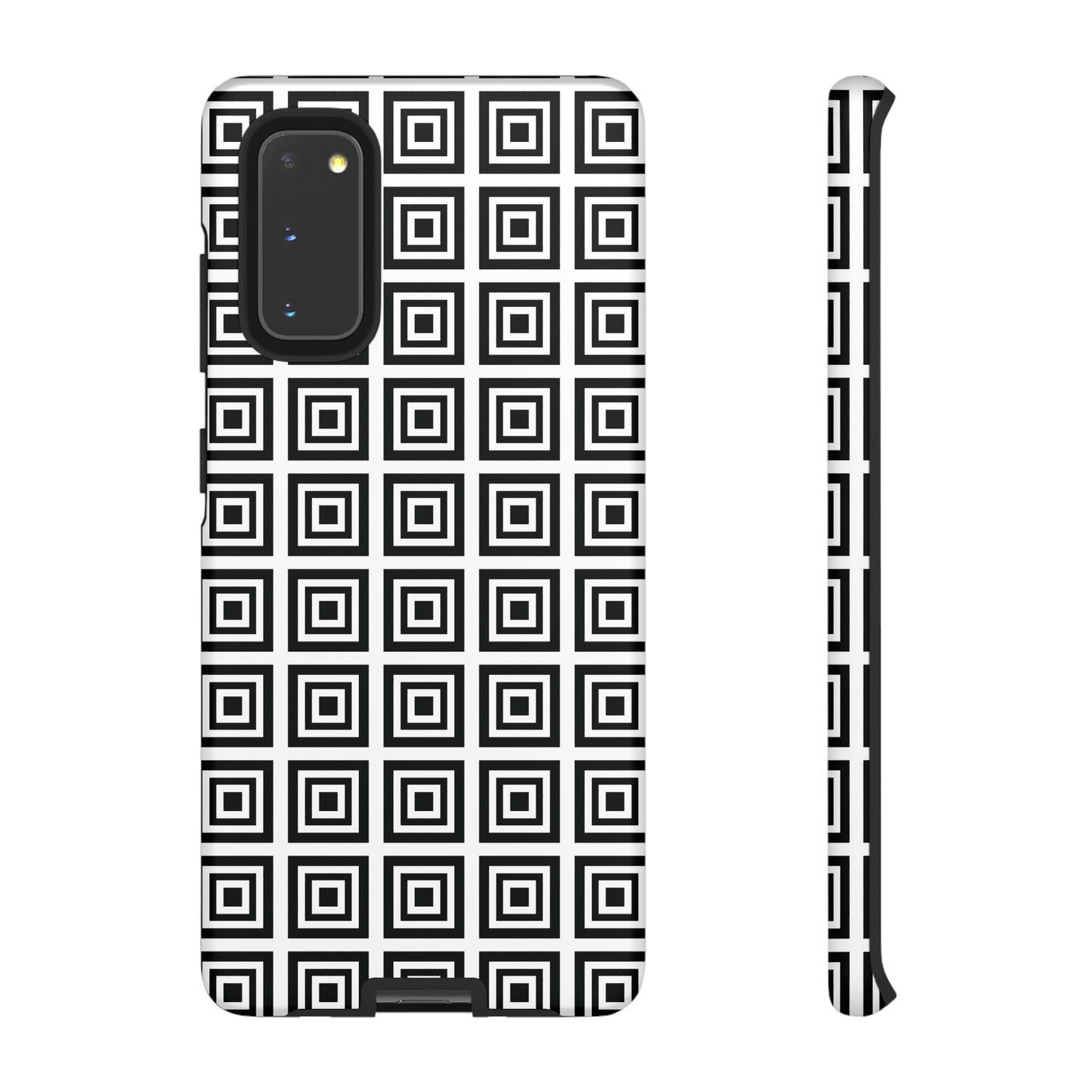 Cute Square Black and With Tough Phone Case, Phone Case, JSCHAFFA.com