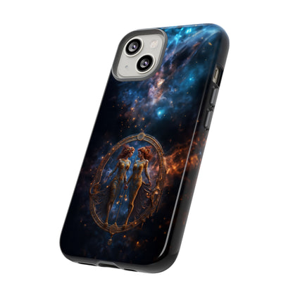 Gemini Horoscope Astrology Tough Case for iPhone Samsung Galaxy and Google Pixel Phone, Phone Case, JSCHAFFA.com