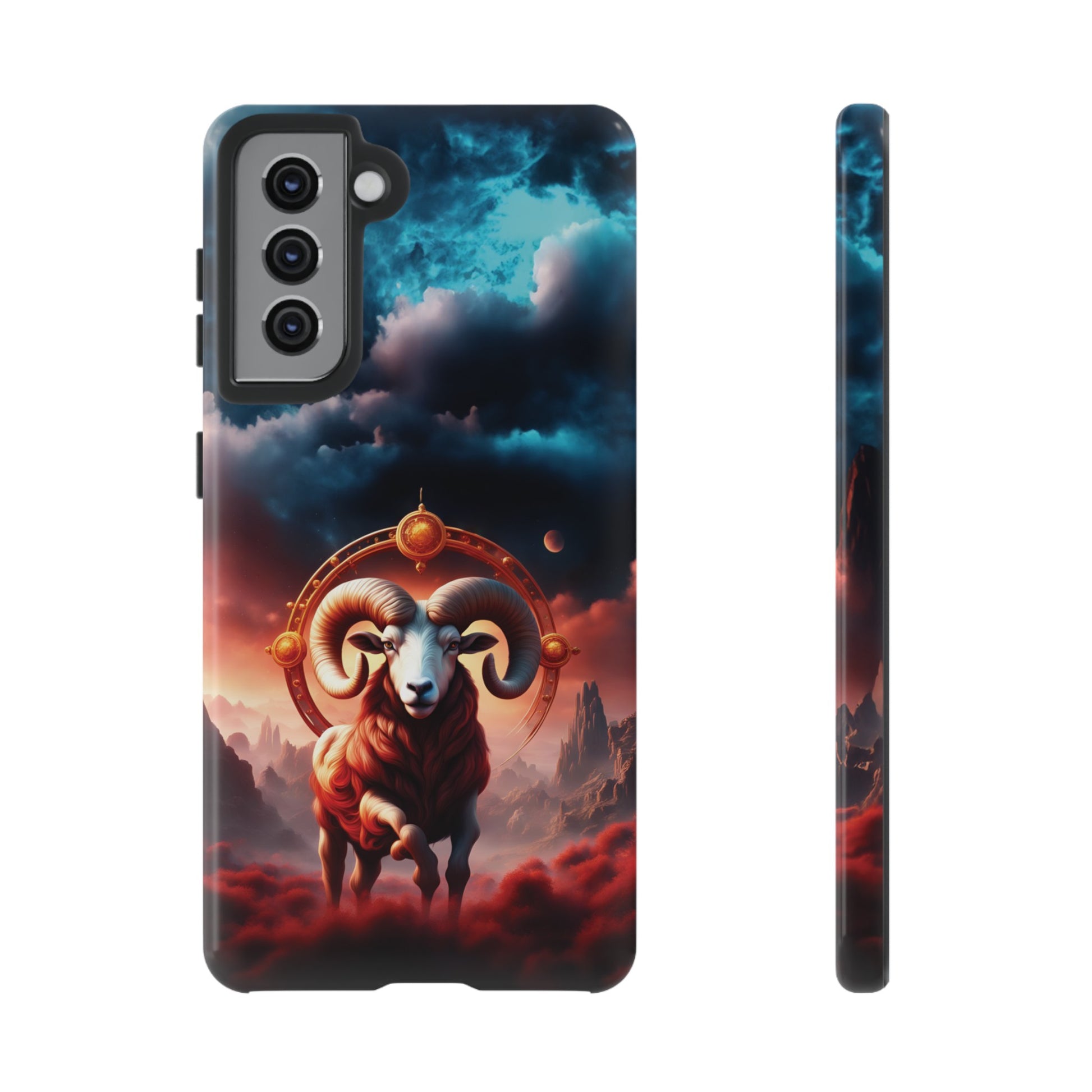 Aries Horoscope Astrology Tough Case for iPhone Samsung Galaxy and Google Pixel Phones, Phone Case, JSCHAFFA.com