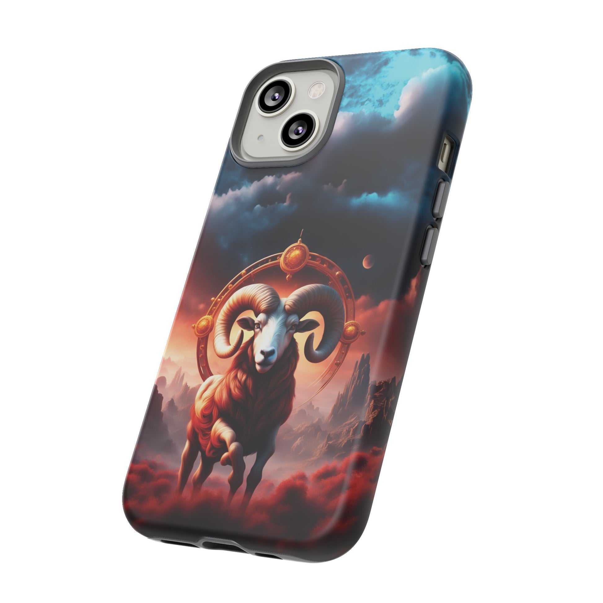 Aries Horoscope Astrology Tough Case for iPhone Samsung Galaxy and Google Pixel Phones, Phone Case, JSCHAFFA.com