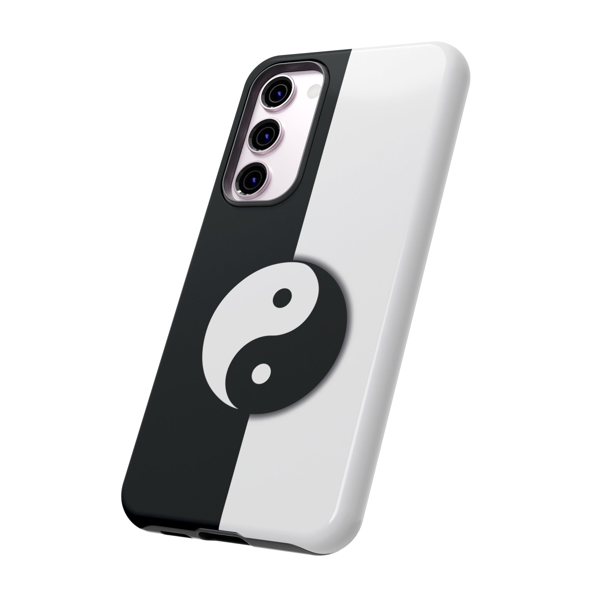 Yin Yang Black and White Tough Phone Case for iPhone, Google, Samsung Phones, Phone Case, JSCHAFFA.com