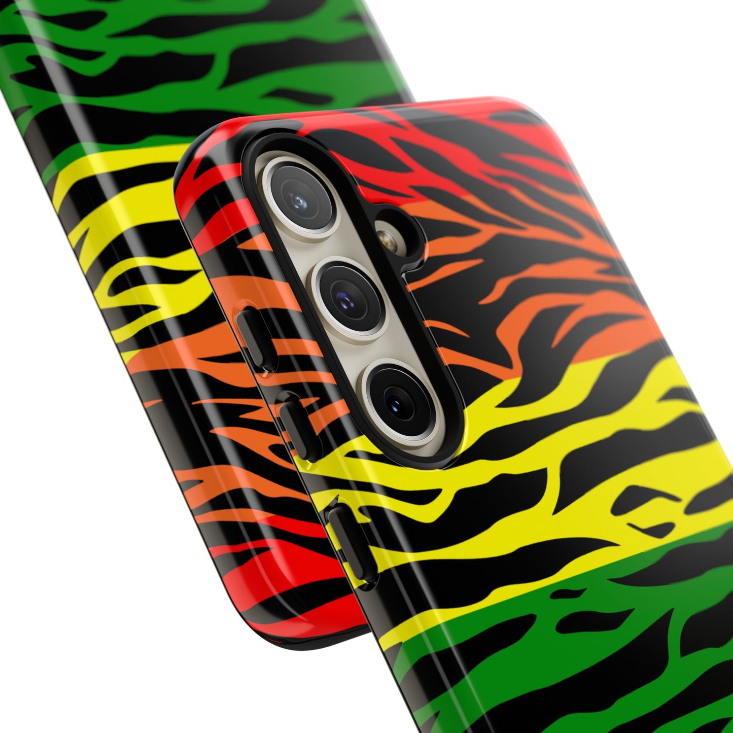 Pride LGBT Rainbow Discrete Tough Phone Case Tiger Print, Phone Case, JSCHAFFA.com