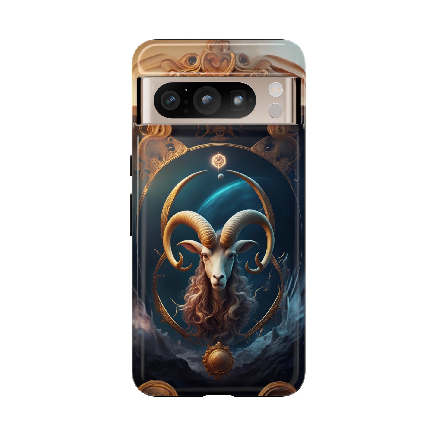 Capricorn Horoscope Tough Phone Case for iPhone Samsung Google, Phone Case, JSCHAFFA.com