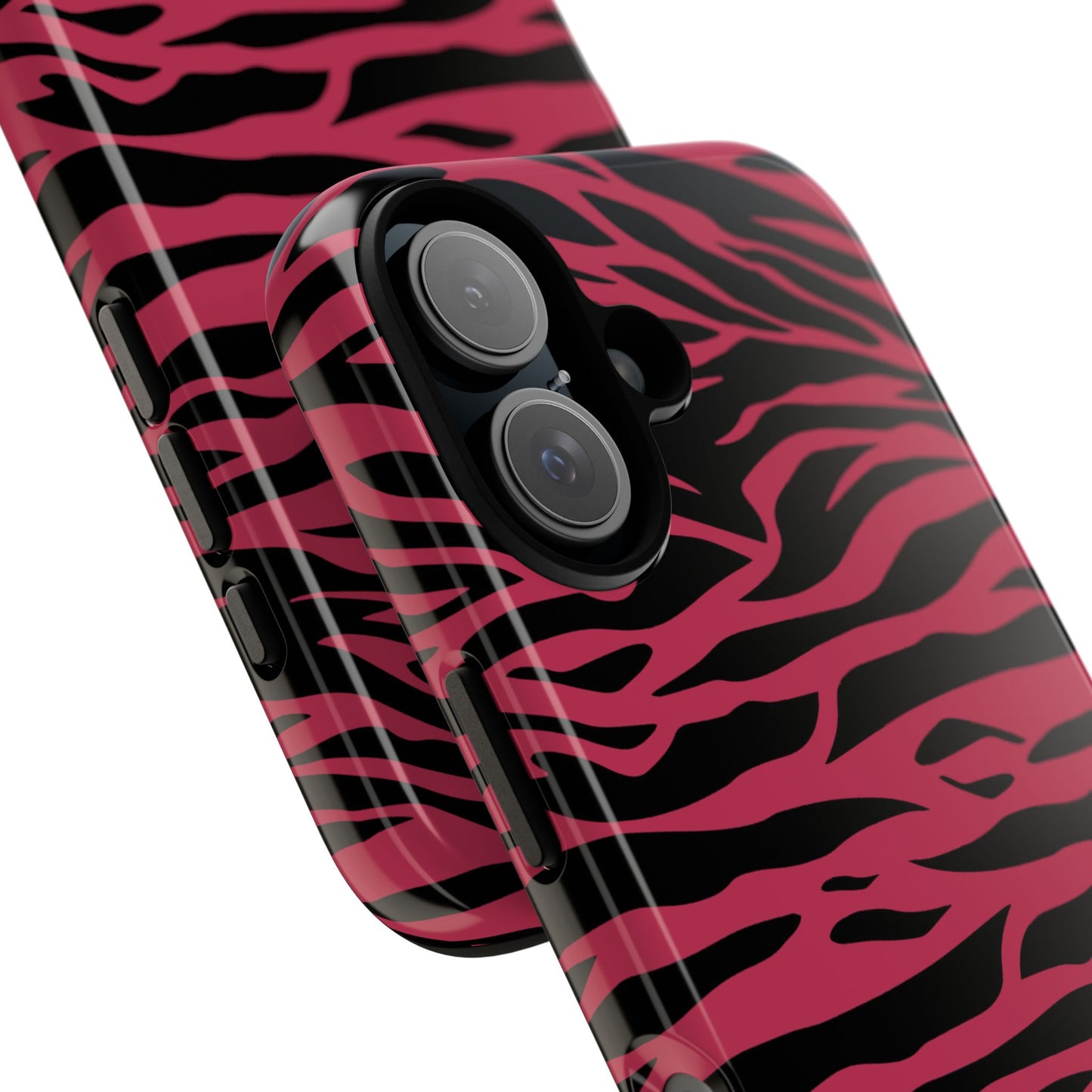 Viva Magenta Cute Wild Tiger Print Pattern Tough Phone Case