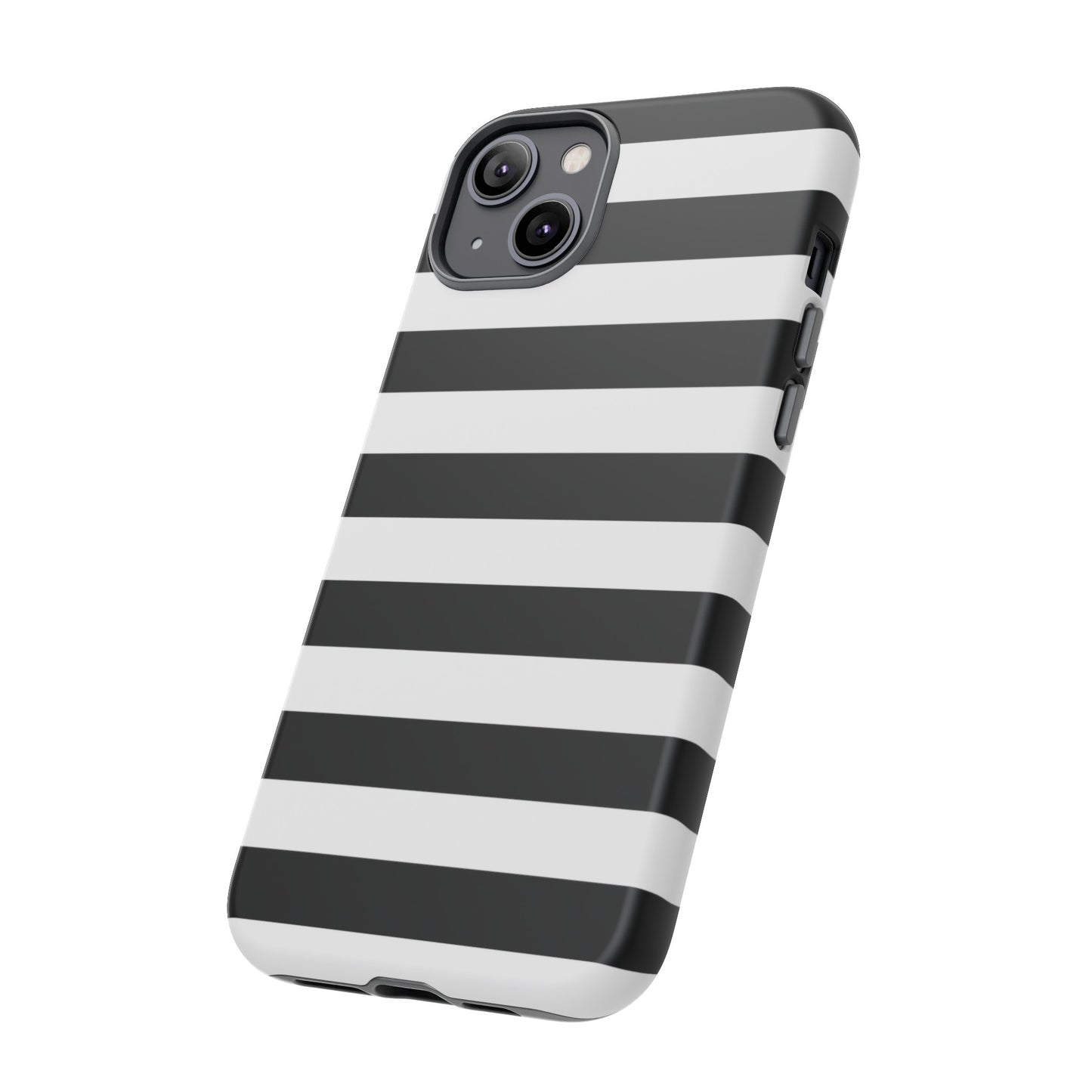 Black and White Stripe Tough Phone Case, Phone Case, JSCHAFFA.com