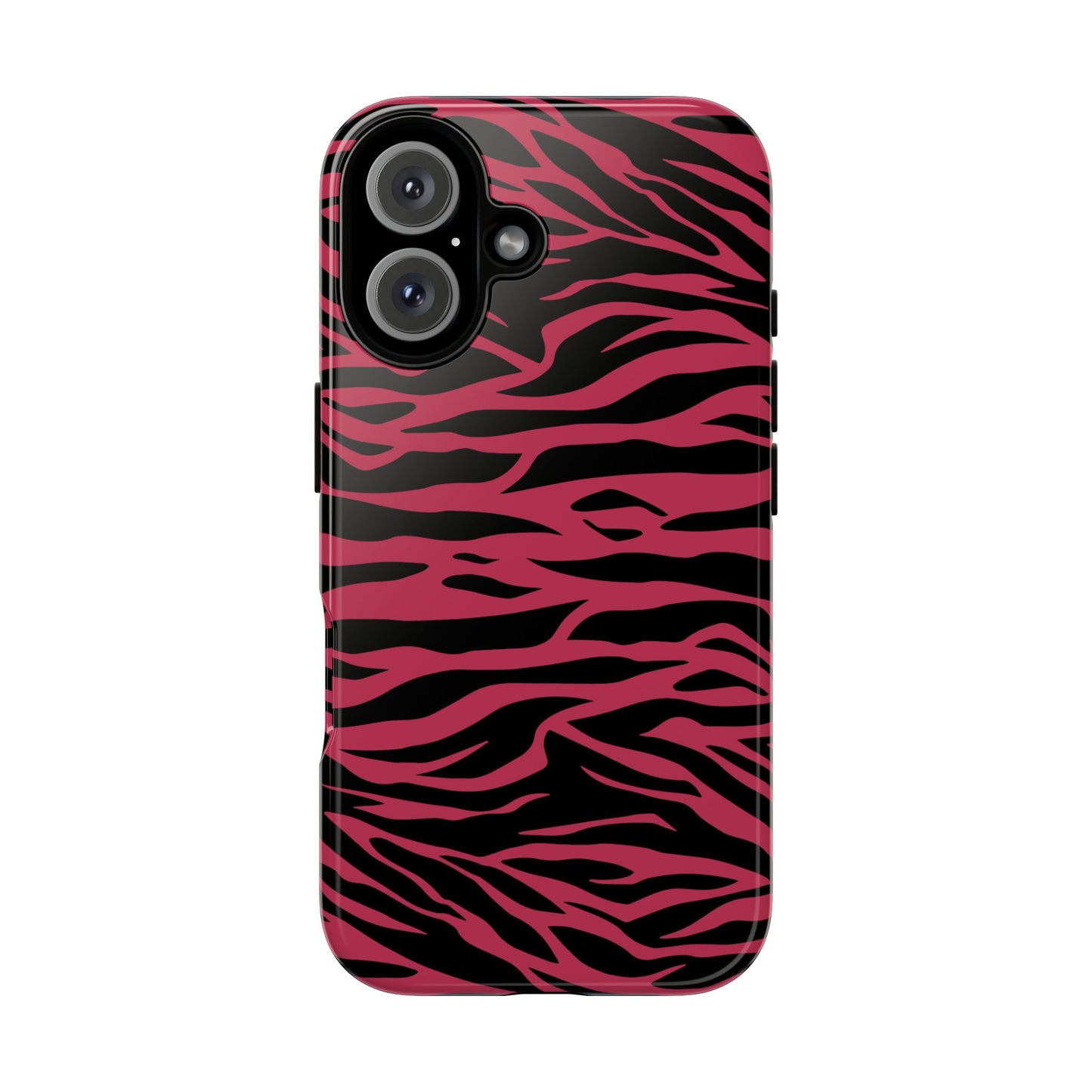 Viva Magenta Cute Wild Tiger Print Pattern Tough Phone Case