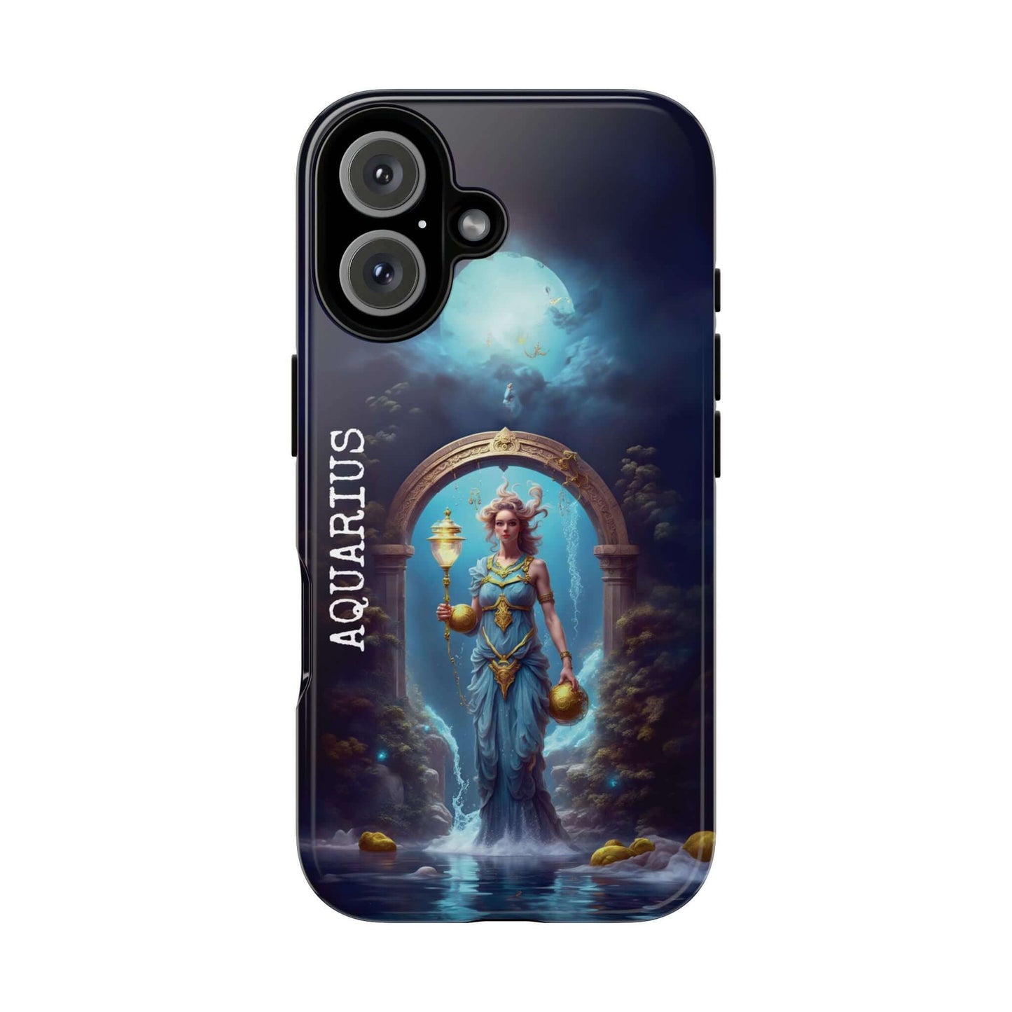 Aquarius Tough Phone Case, for iPhone Samsung and Google phones