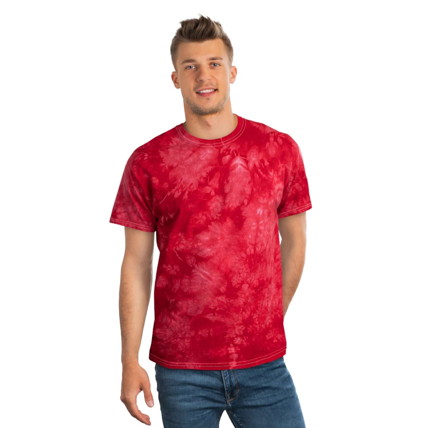 Basketball Slam T-shirt Tie-Dye Tee, Image on back