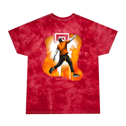 Basketball Slam T-shirt Tie-Dye Tee, Image on back