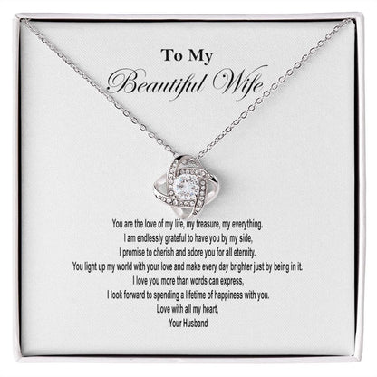 Beautiful Wife Must Have Love Knot Necklace Jewellery