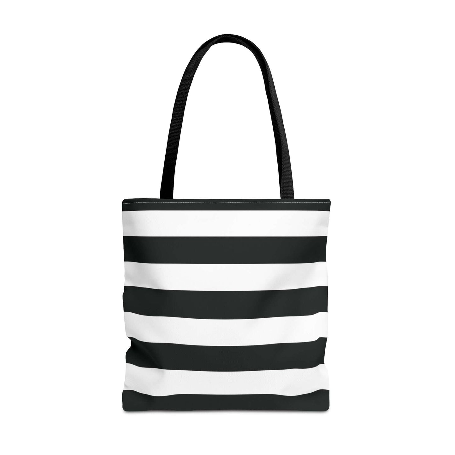 Black and White Shoulder Tote Bag, Stylish Grocery Bag, Chic Beach Tote, Fashionable