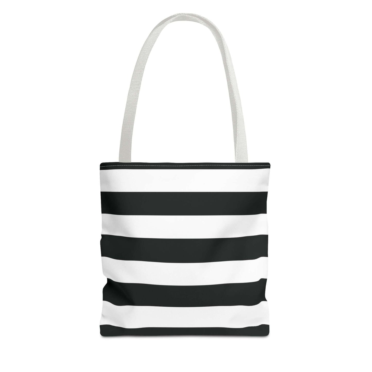 Black and White Shoulder Tote Bag, Stylish Grocery Bag, Chic Beach Tote, Fashionable