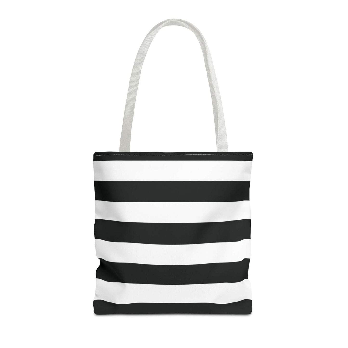 Black and White Shoulder Tote Bag, Stylish Grocery Bag, Chic Beach Tote, Fashionable