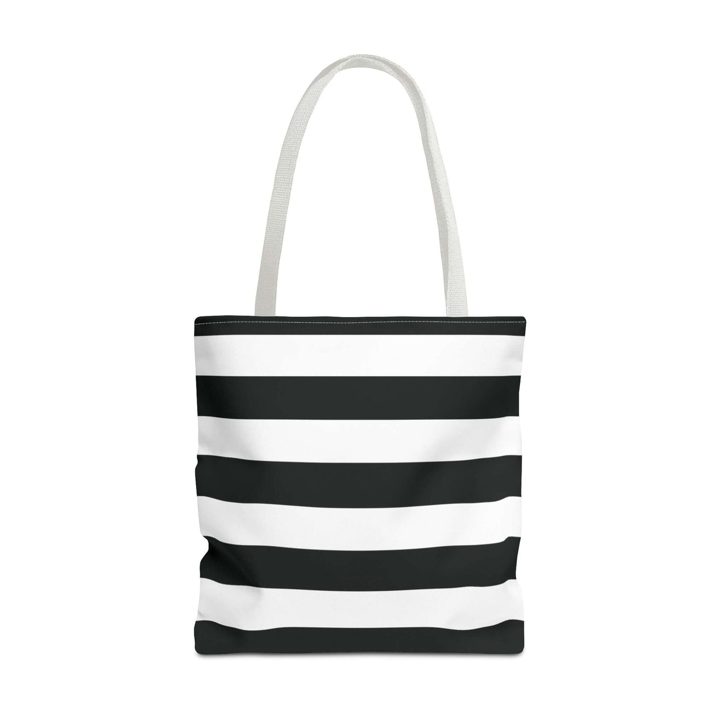 Black and White Shoulder Tote Bag, Stylish Grocery Bag, Chic Beach Tote, Fashionable