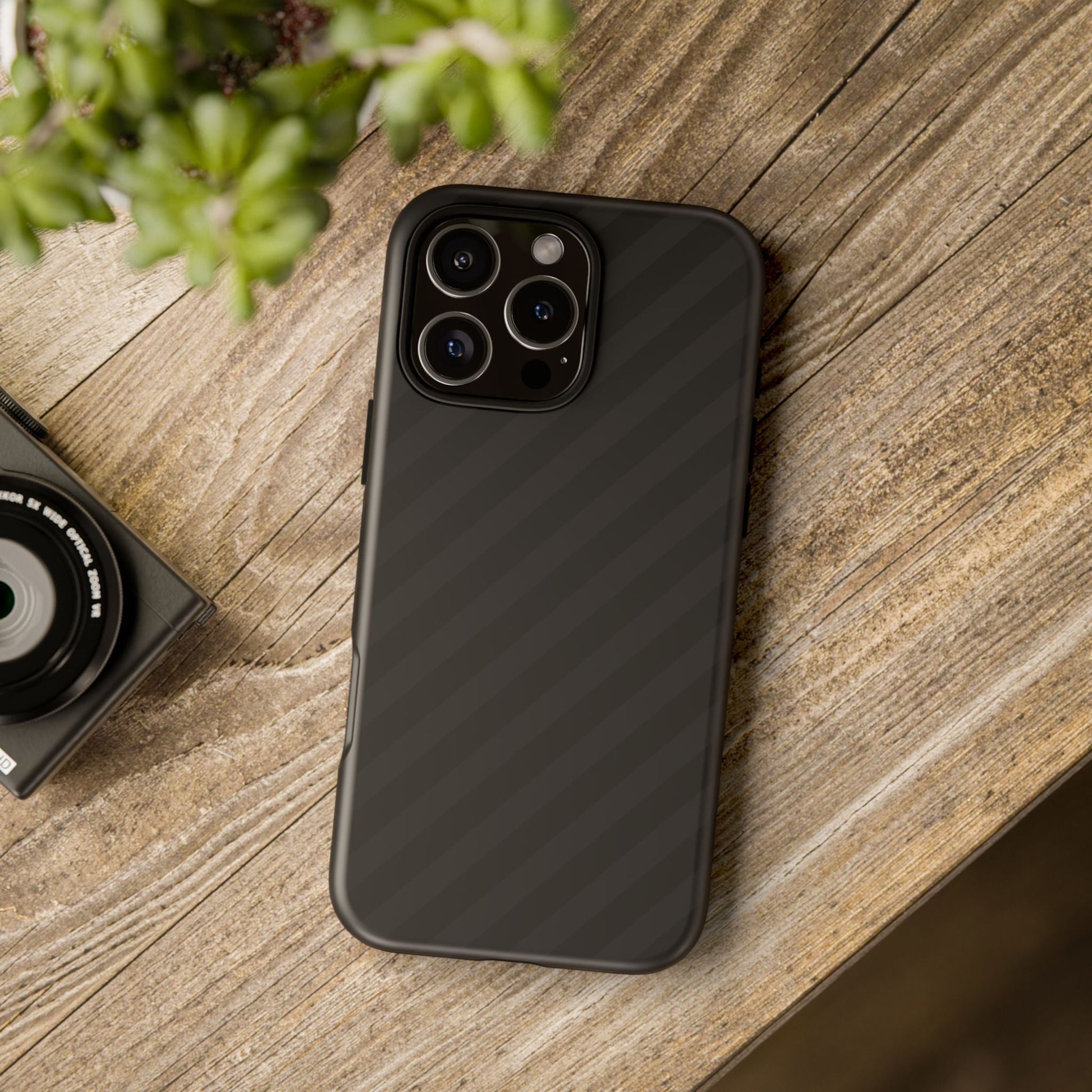 Black Striped iPhone Case cover