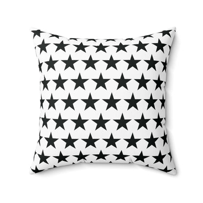 Black Star Movie Kids Square Throw Pillow, Decorative Cushion for All Seasons, Available in Four Sizes