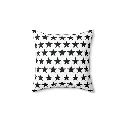 Black Star Movie Kids Square Throw Pillow, Decorative Cushion for All Seasons, Available in Four Sizes