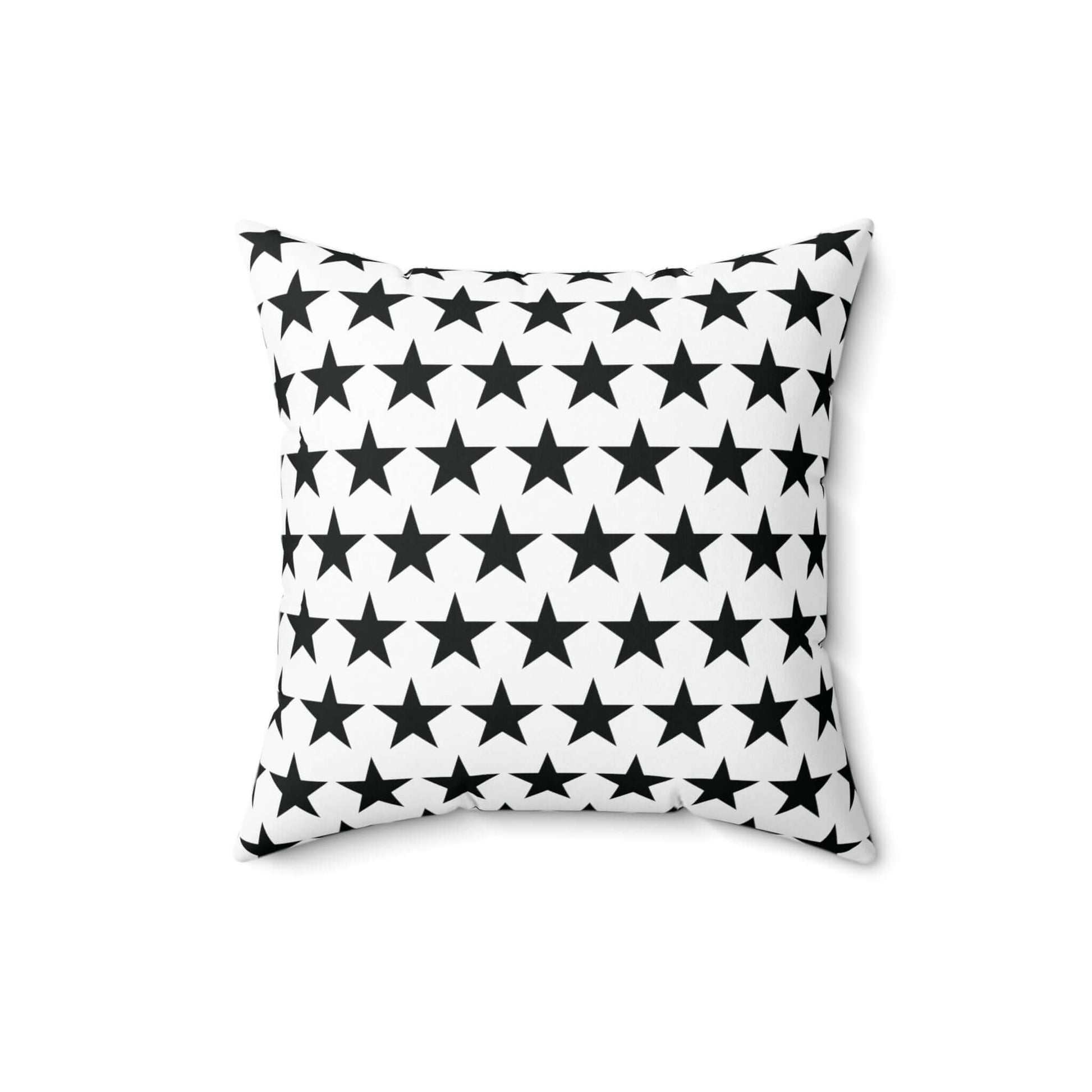 Black Star Movie Kids Square Throw Pillow, Decorative Cushion for All Seasons, Available in Four Sizes