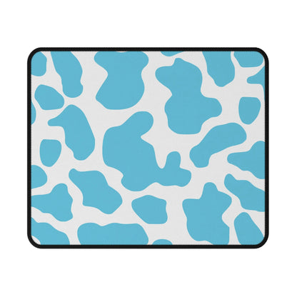 Blue Cow Print Non-Slip Gaming Mouse Pad - 9.5’’ × 8’’ - Home Decor