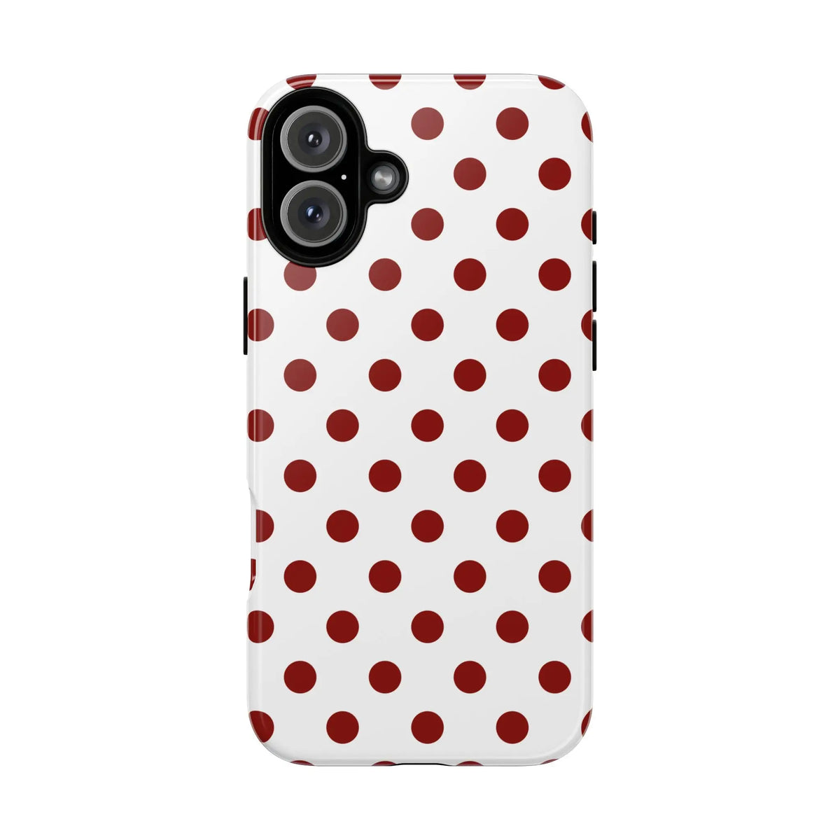 Cherry Red Polka dot Phone Case Cover - Phone Case