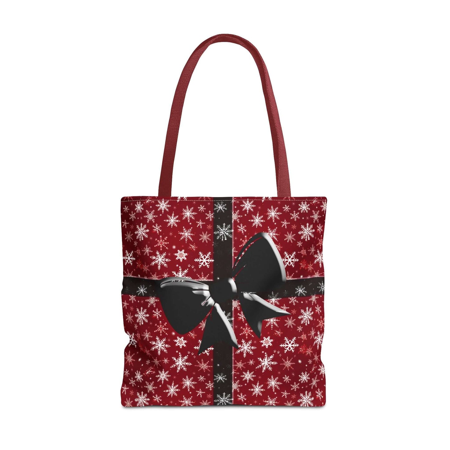 Christmas Bow Red Tote Bag - 18’’ × 18’’ / Red - Bags