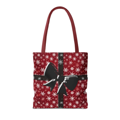 Christmas Bow Red Tote Bag - Bags