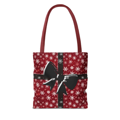 Christmas Bow Red Tote Bag - Bags