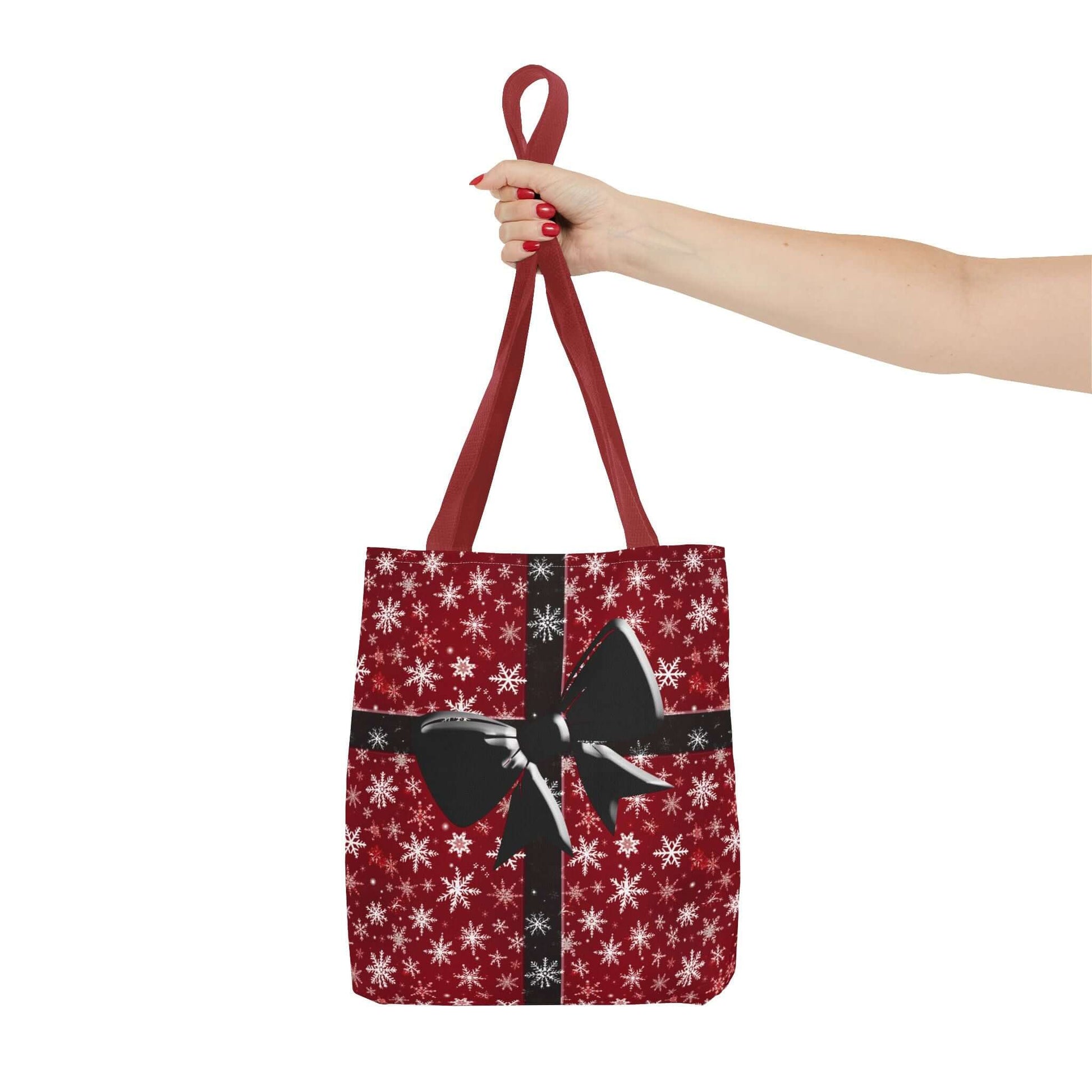 Christmas Bow Red Tote Bag - Bags