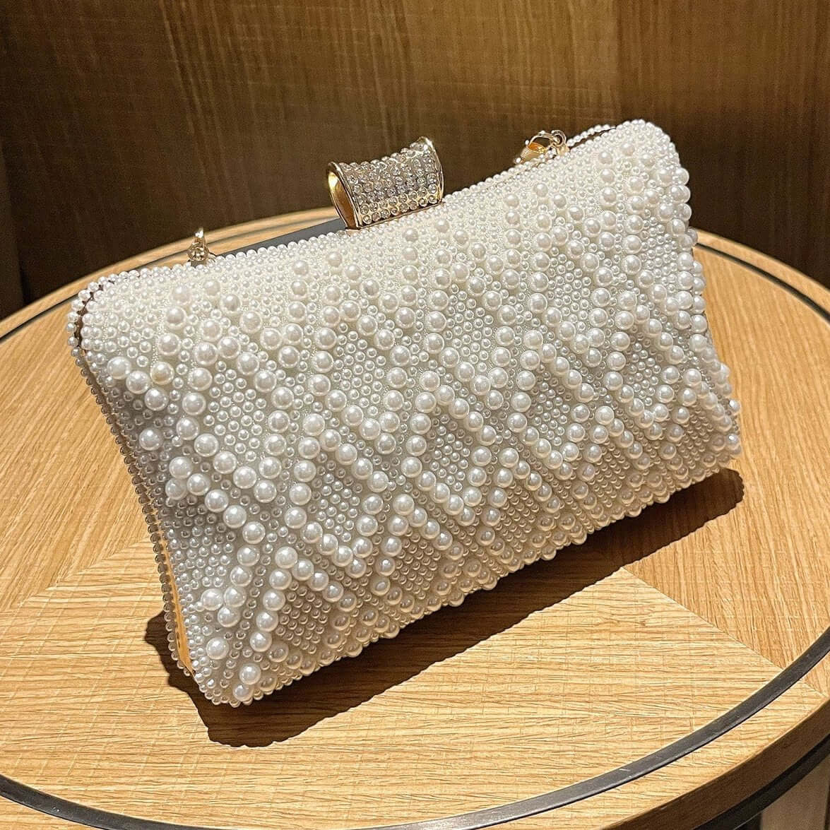 Clutch Temperament Ladies Banquet Pearl Bag