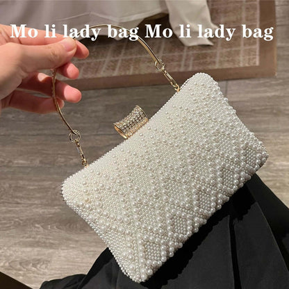 Clutch Temperament Ladies Banquet Pearl Bag