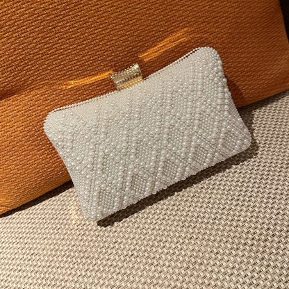 Clutch Temperament Ladies Banquet Pearl Bag