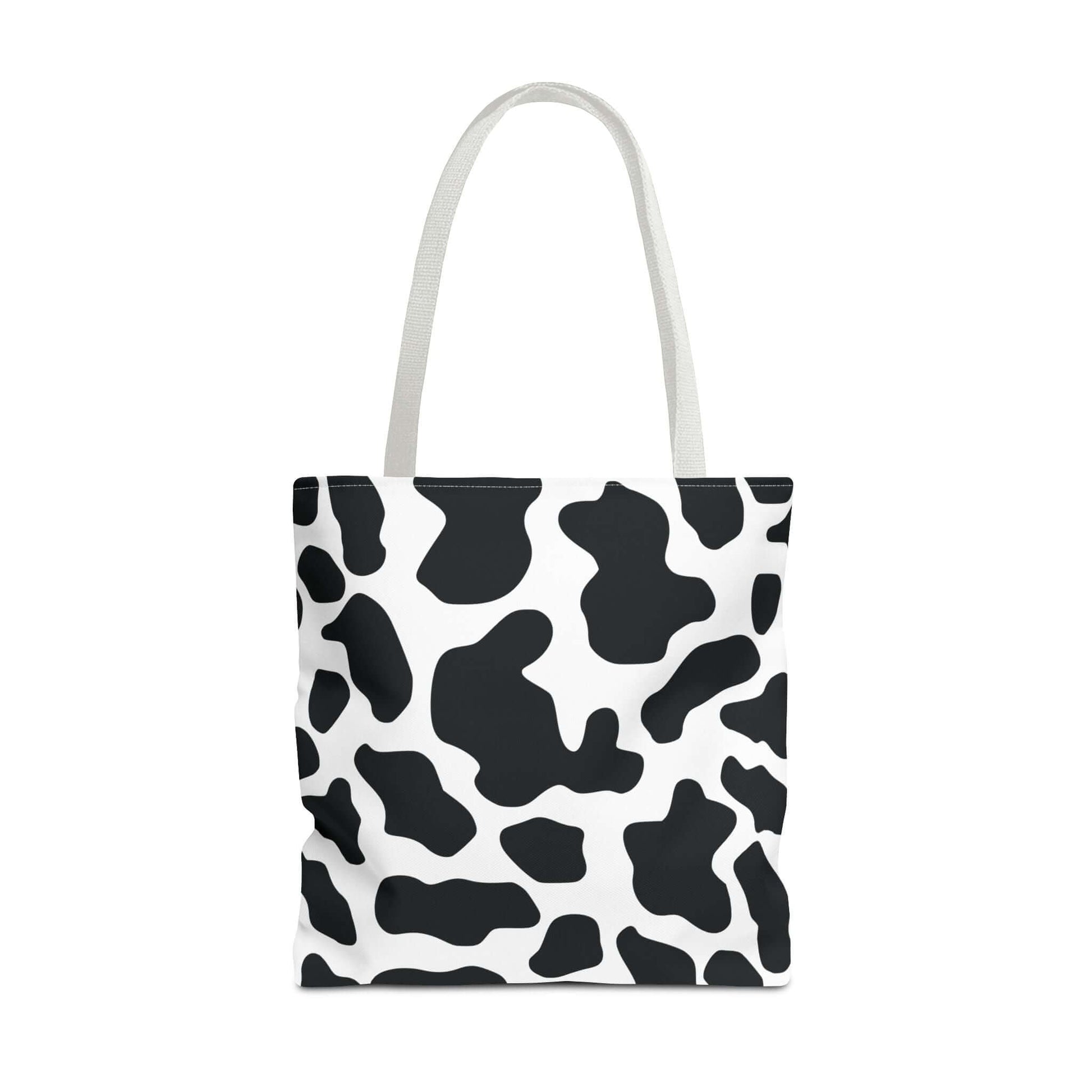 Cow Print Tote Bag - Large Reusable Shopping and Travel Bag