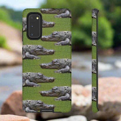 Crocodile Tough Phone Case Cover - Durable Protection with Reptile Style