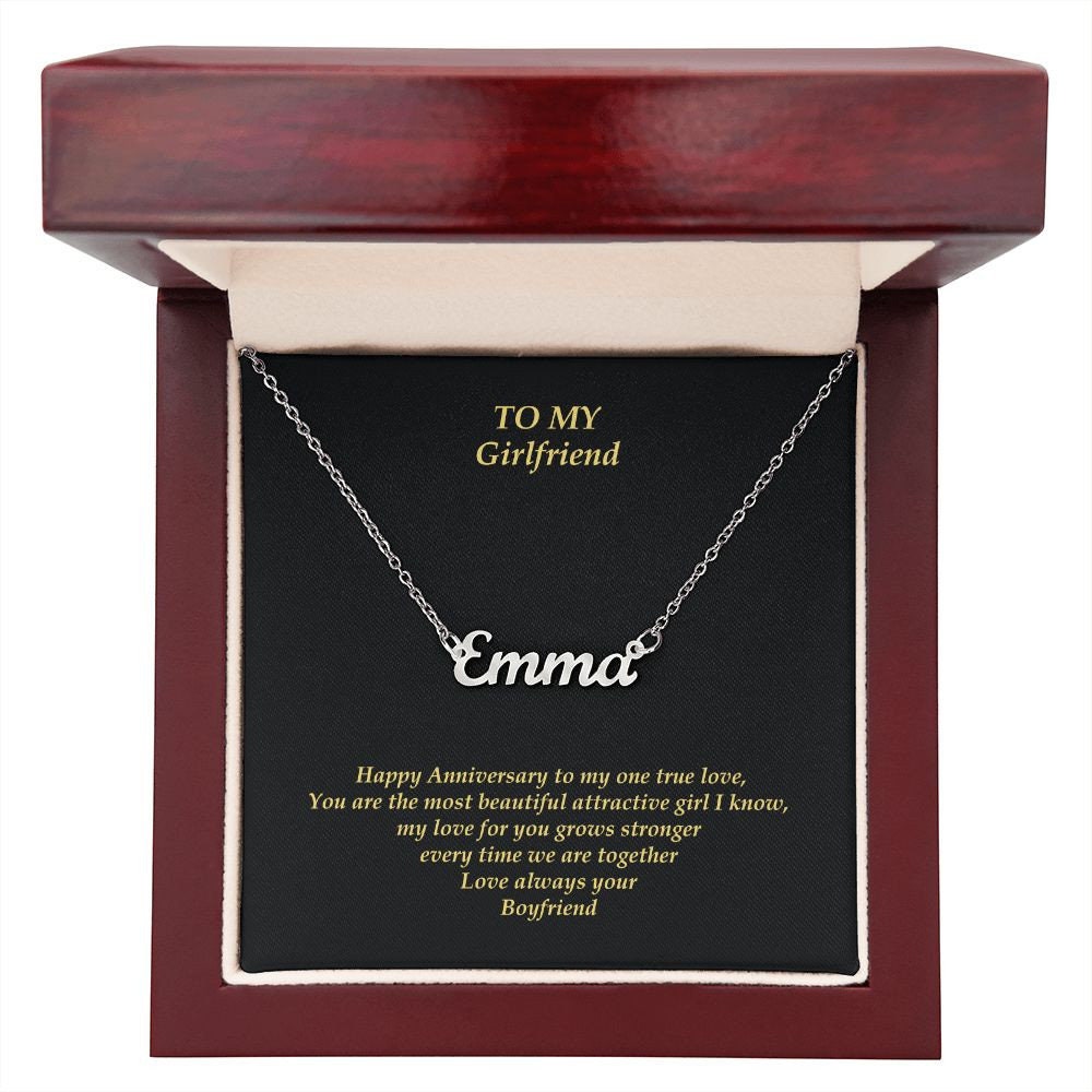 Custom Girlfriend Name Necklace