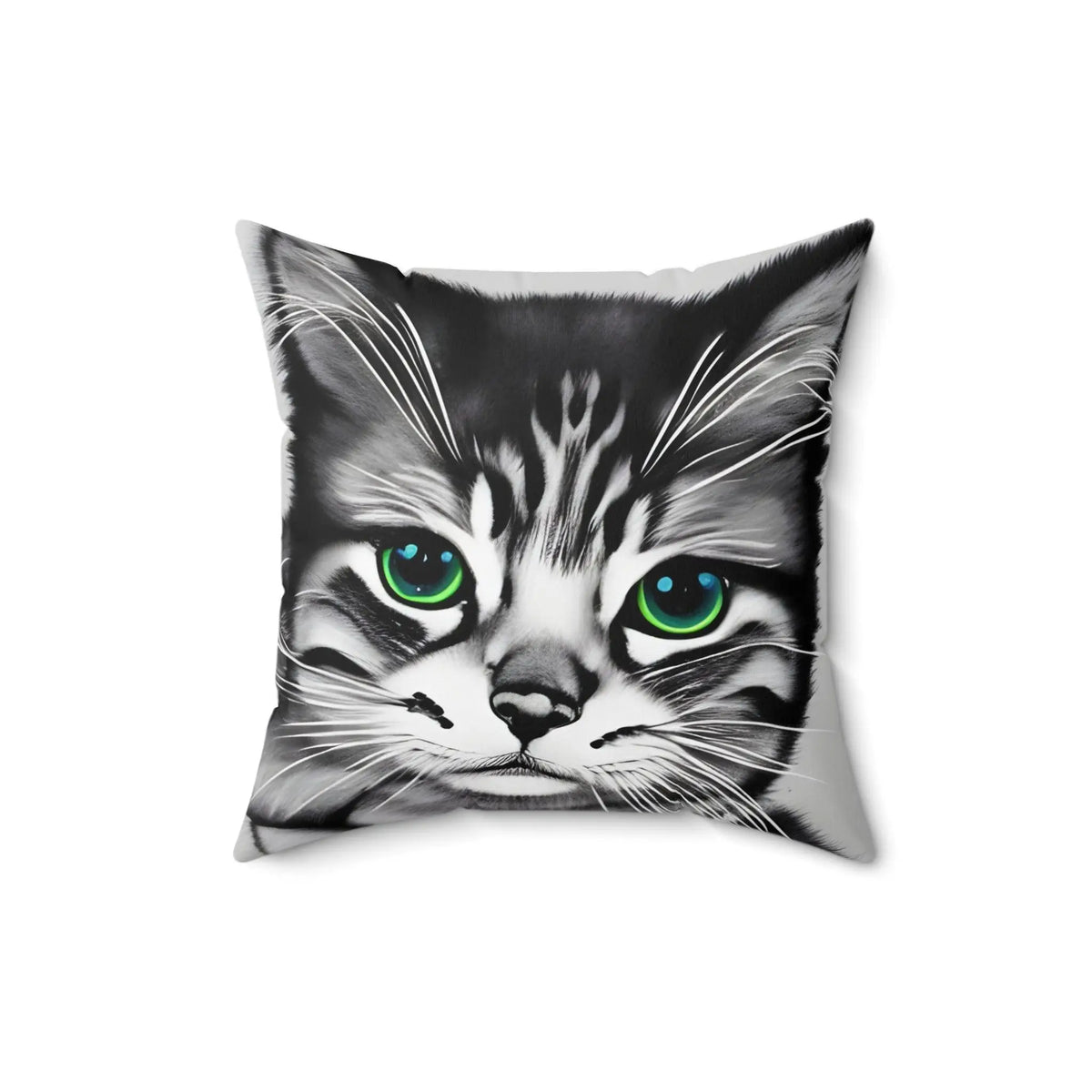 Kitten Cat Square Throw Pillow