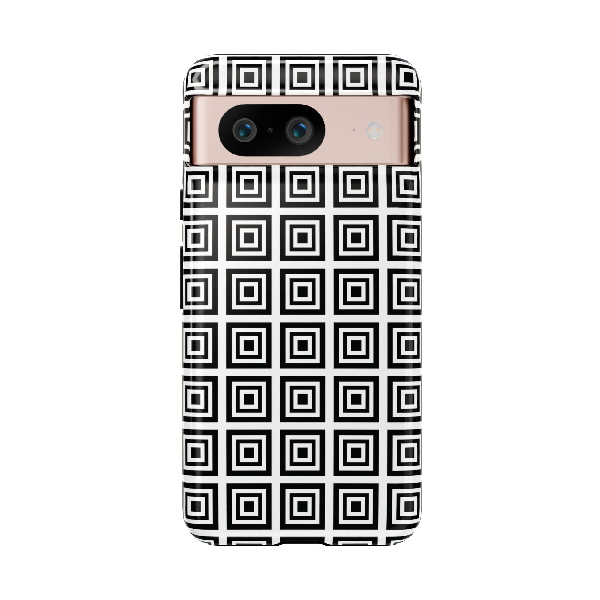 Cute Square Black and With Tough Phone Case