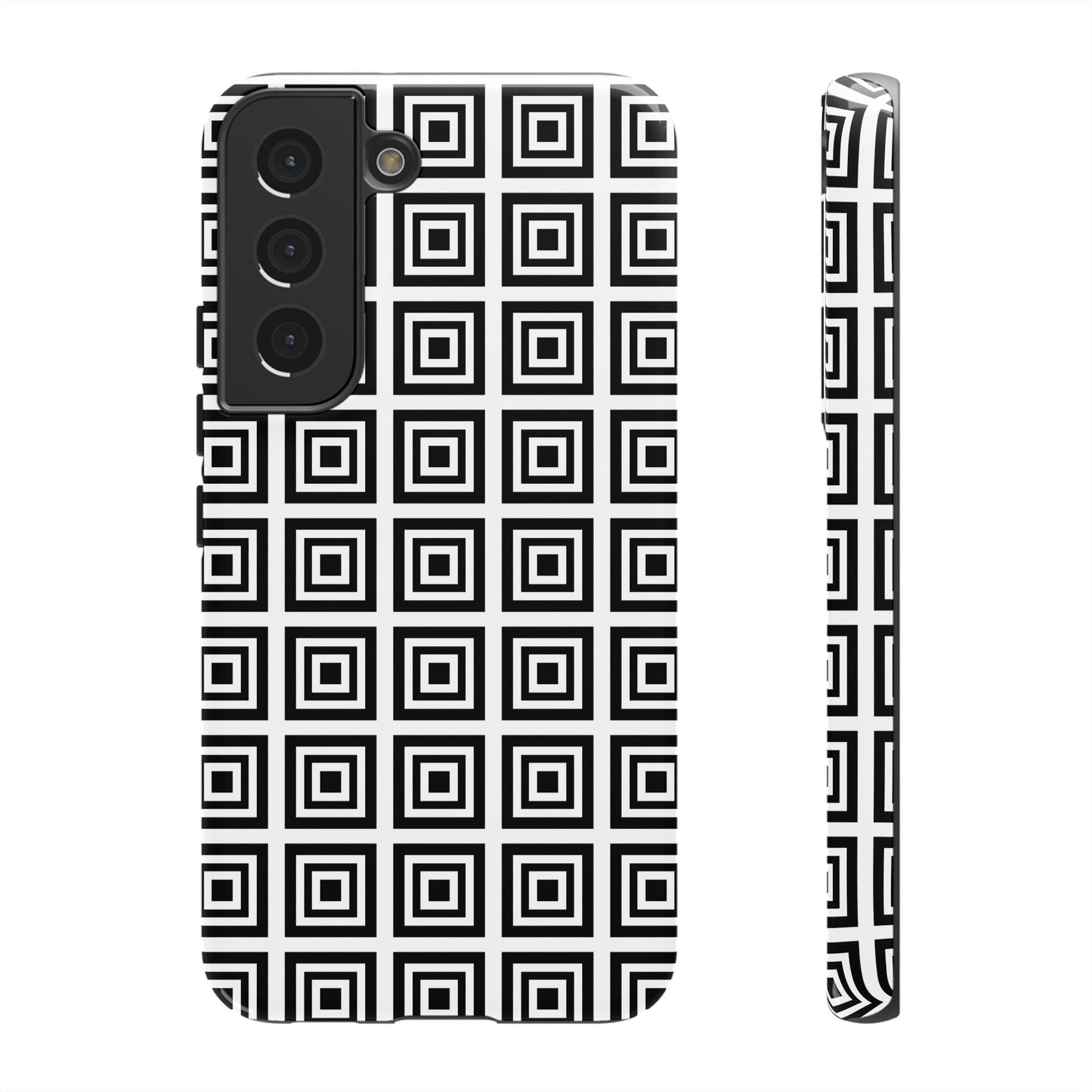 Cute Square Black and With Tough Phone Case