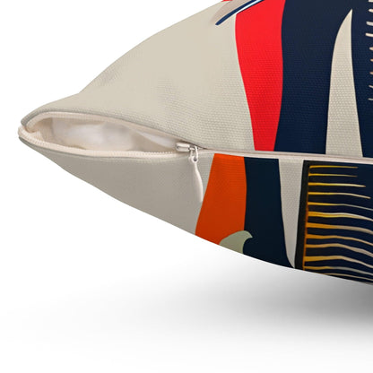 Elephant Square Throw Pillow cover and pillow insert