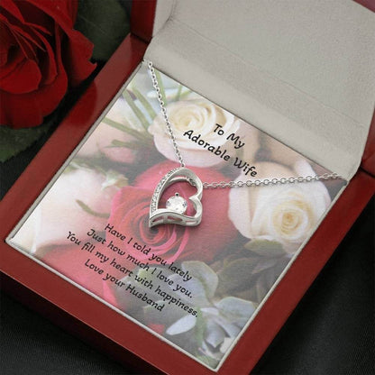 Forever Love Necklace for Adorable Wife