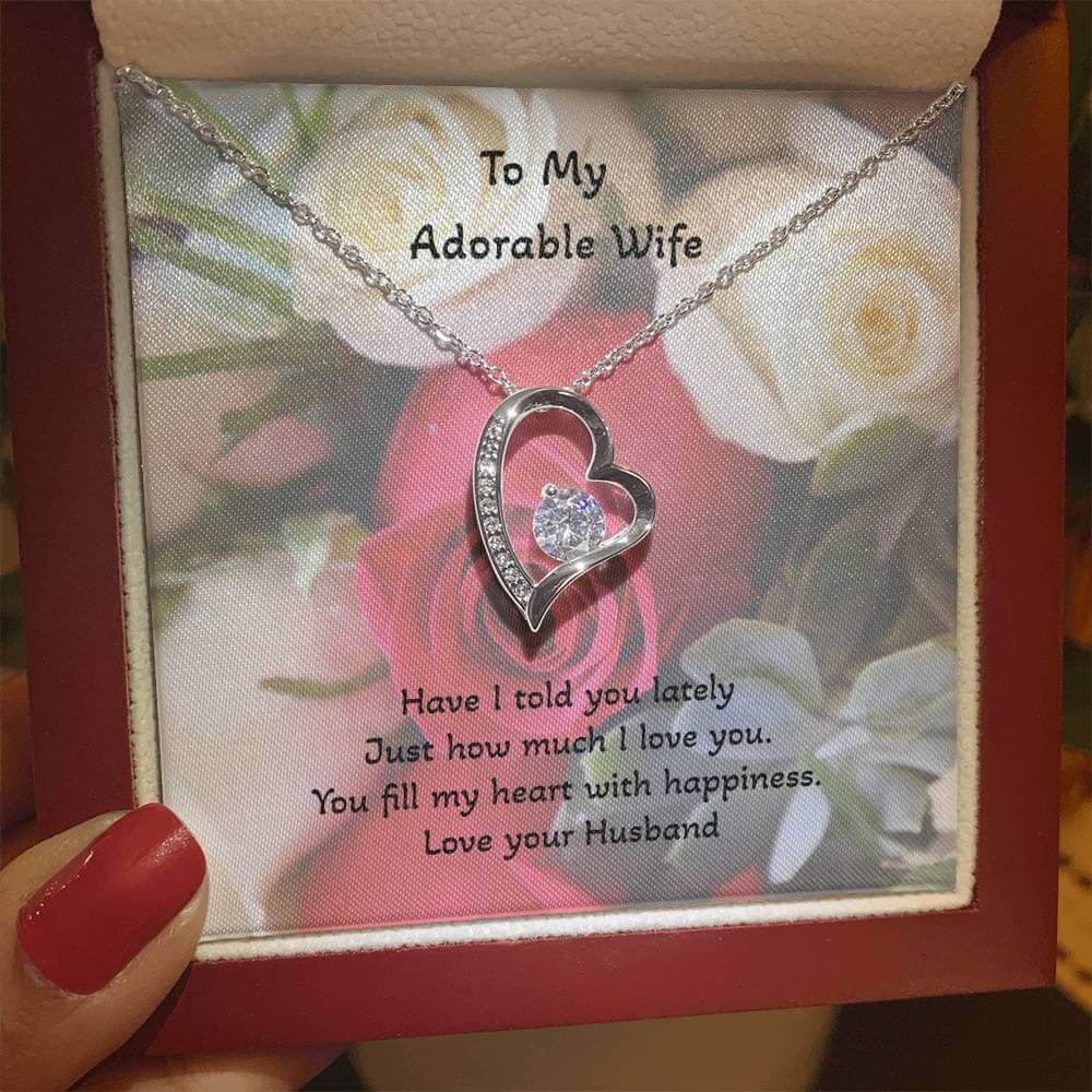 Forever Love Necklace for Adorable Wife