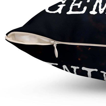 Gemini Horoscope Astrology Square Throw Pillow