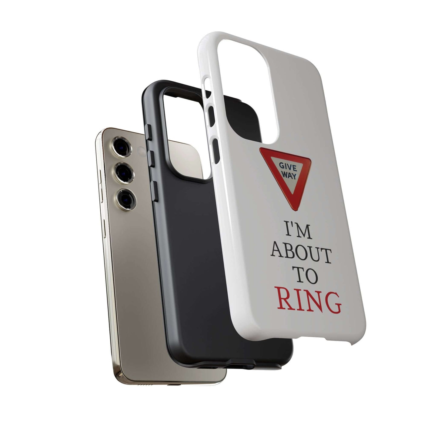 Give Way Tough Case Cover for iPhone Google and Samsung phones