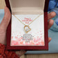 Happy Valentines Day Forever Love Necklace Girlfriend Wife Jewelery