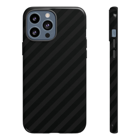 Black Striped iPhone Phone Case cover