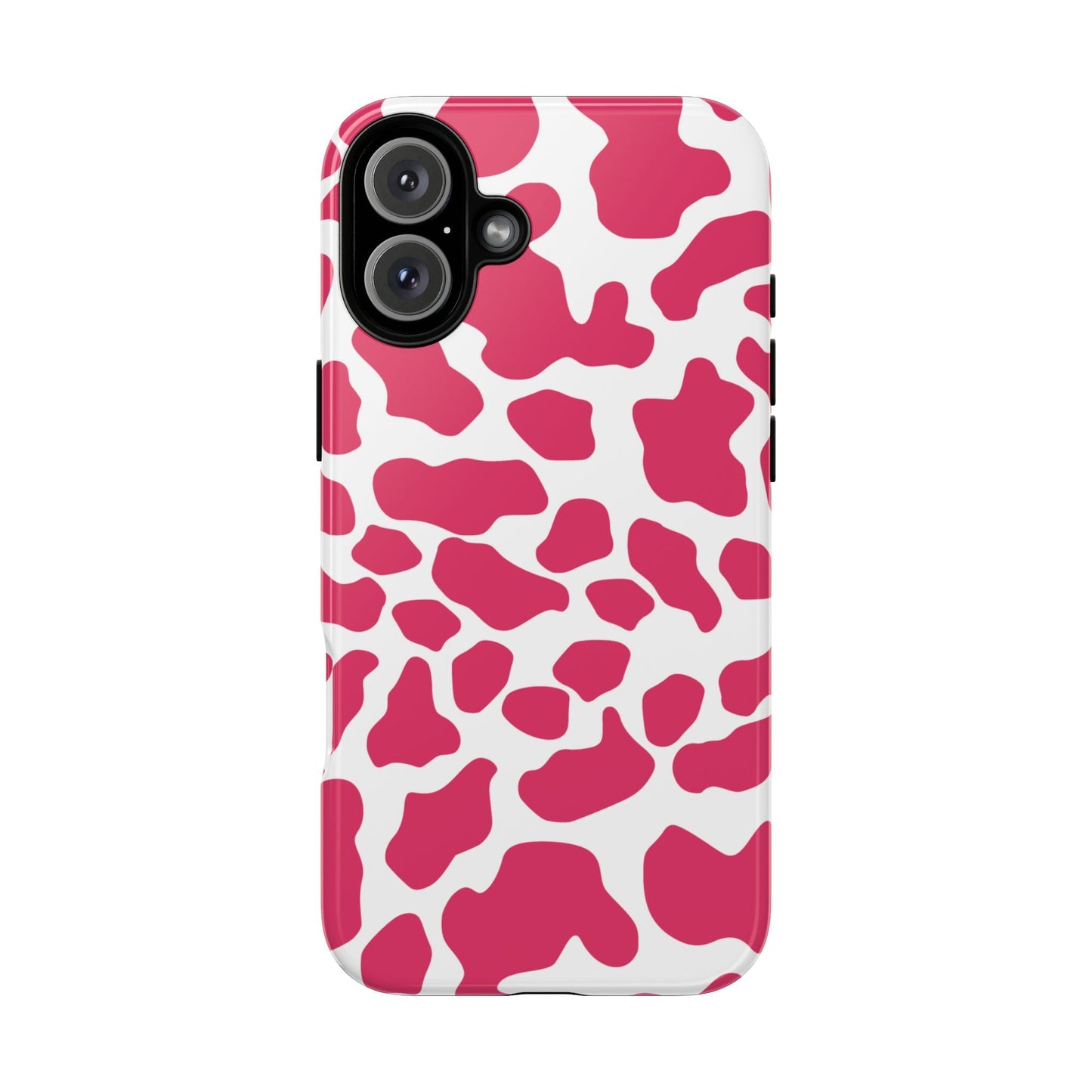 Pink Cow Print Cellphone Case iPhone Samsung Google